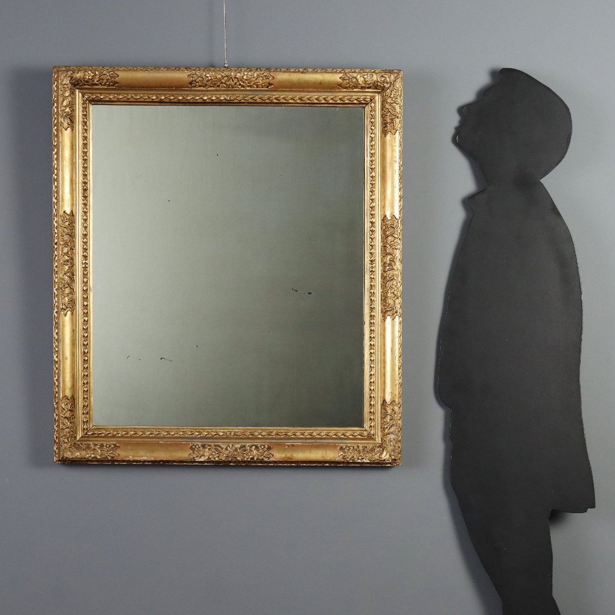 Specchiera in Legno Intagliato e Dorato del XIX Secolo Italia, metà XIX Secolo-photo-2