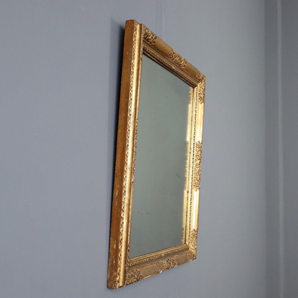 Specchiera in Legno Intagliato e Dorato del XIX Secolo Italia, metà XIX Secolo-photo-3