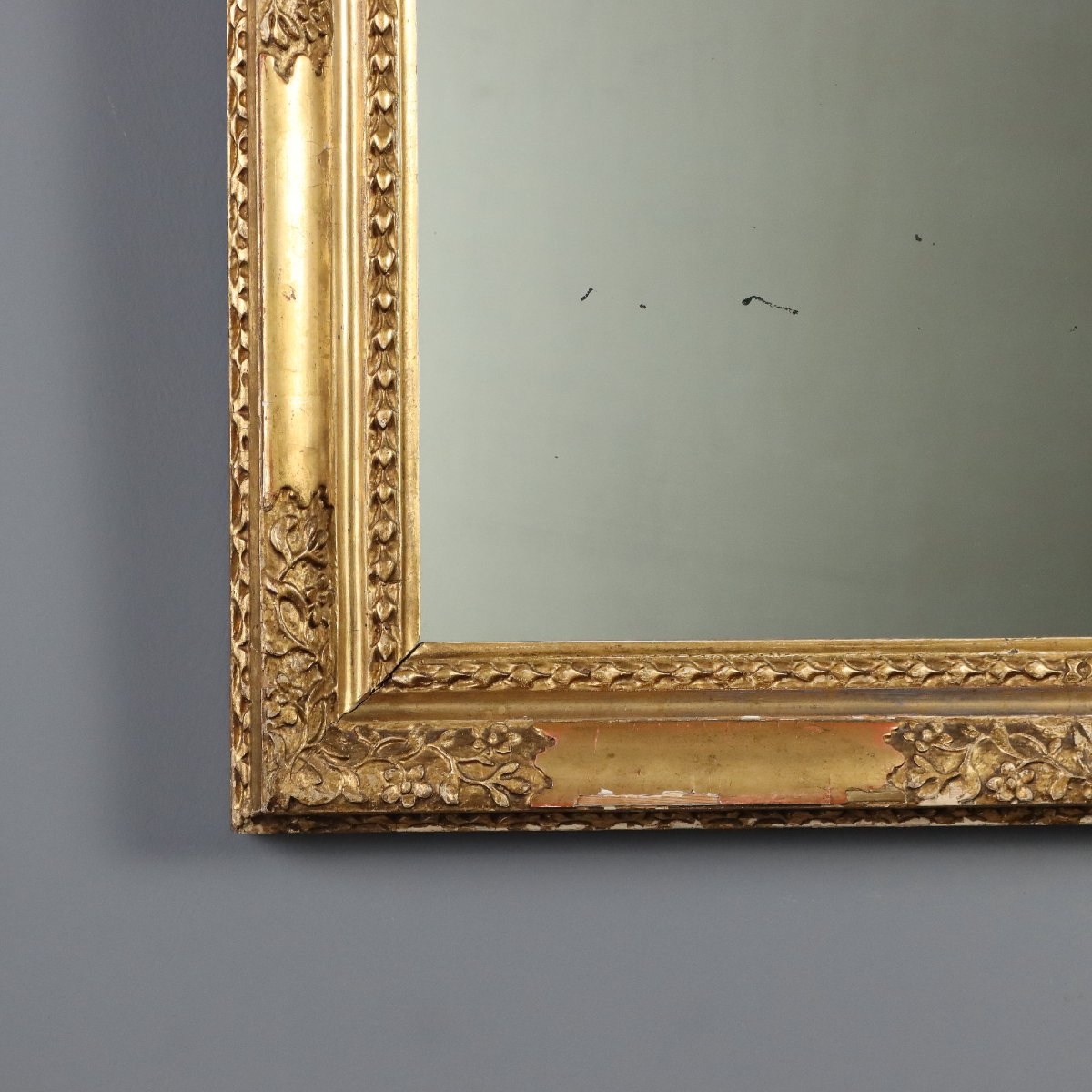 Specchiera in Legno Intagliato e Dorato del XIX Secolo Italia, metà XIX Secolo-photo-4