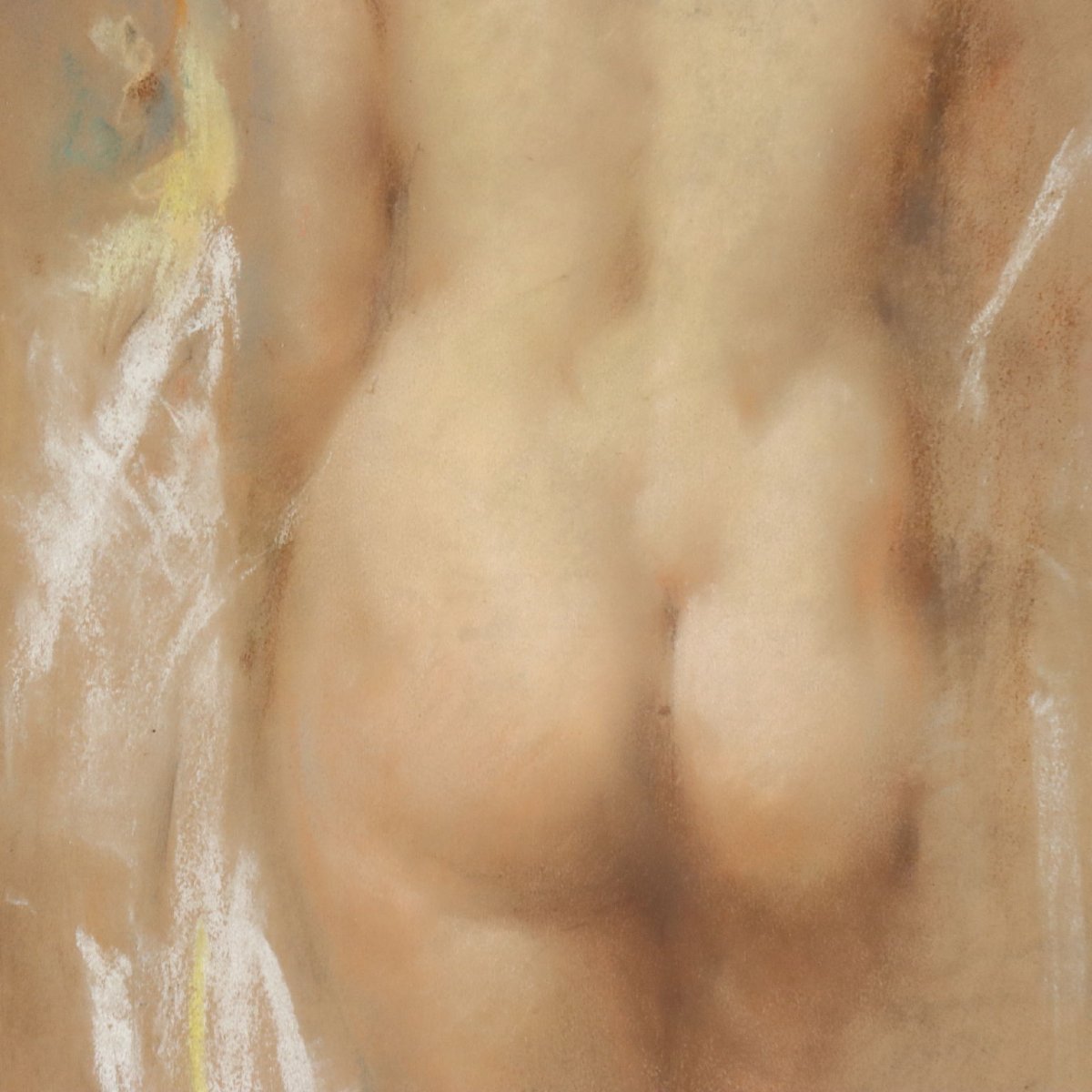 Dipinto Antico Firmato Vincenzo Caprile Nudo Femminile XIX Secolo-photo-4