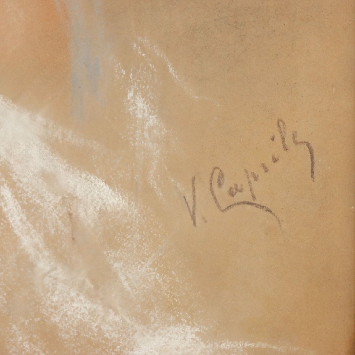 Dipinto Antico Firmato Vincenzo Caprile Nudo Femminile XIX Secolo-photo-2
