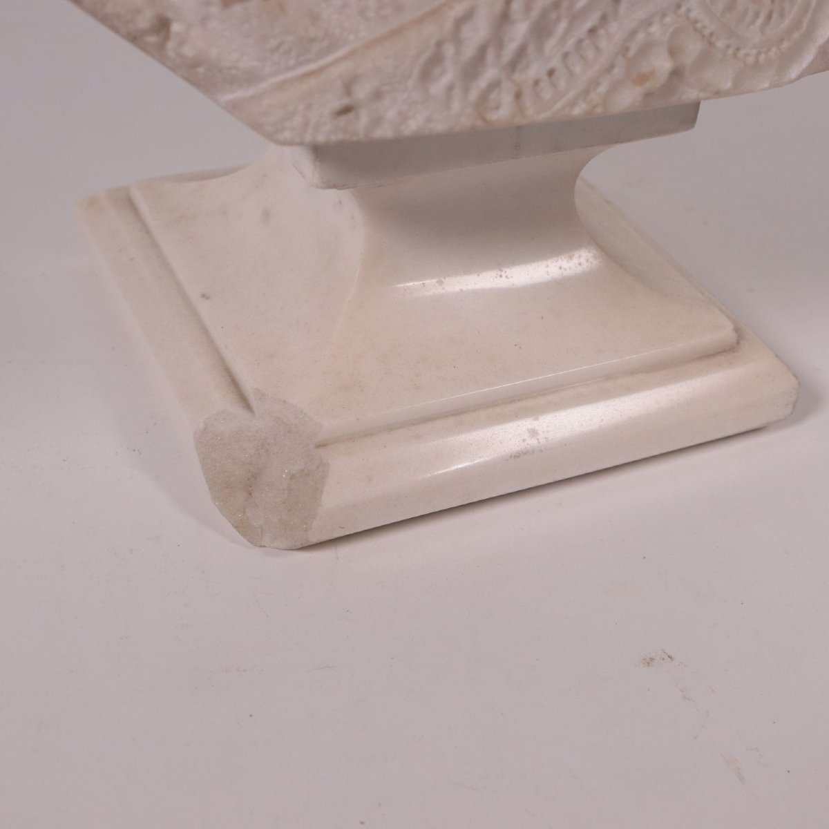 Busto Femminile Antico Marmo di Carrara Italia XIX Secolo Originale-photo-6