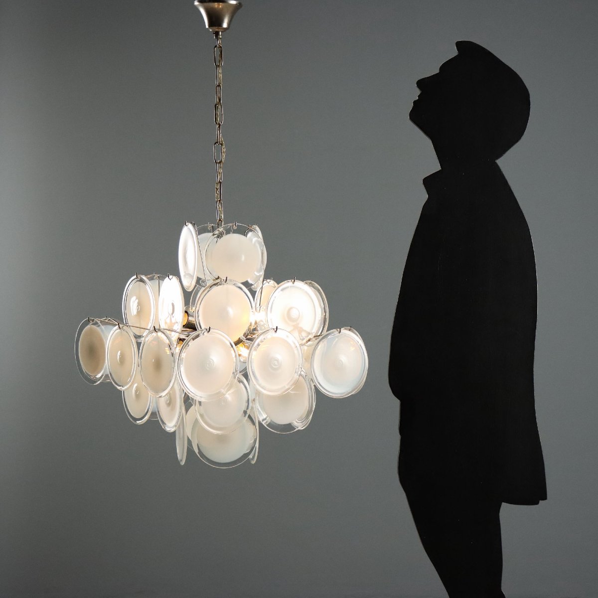 Lampada a Sospensione Vintage Vetro di Murano Italia Anni 70 Originale-photo-2