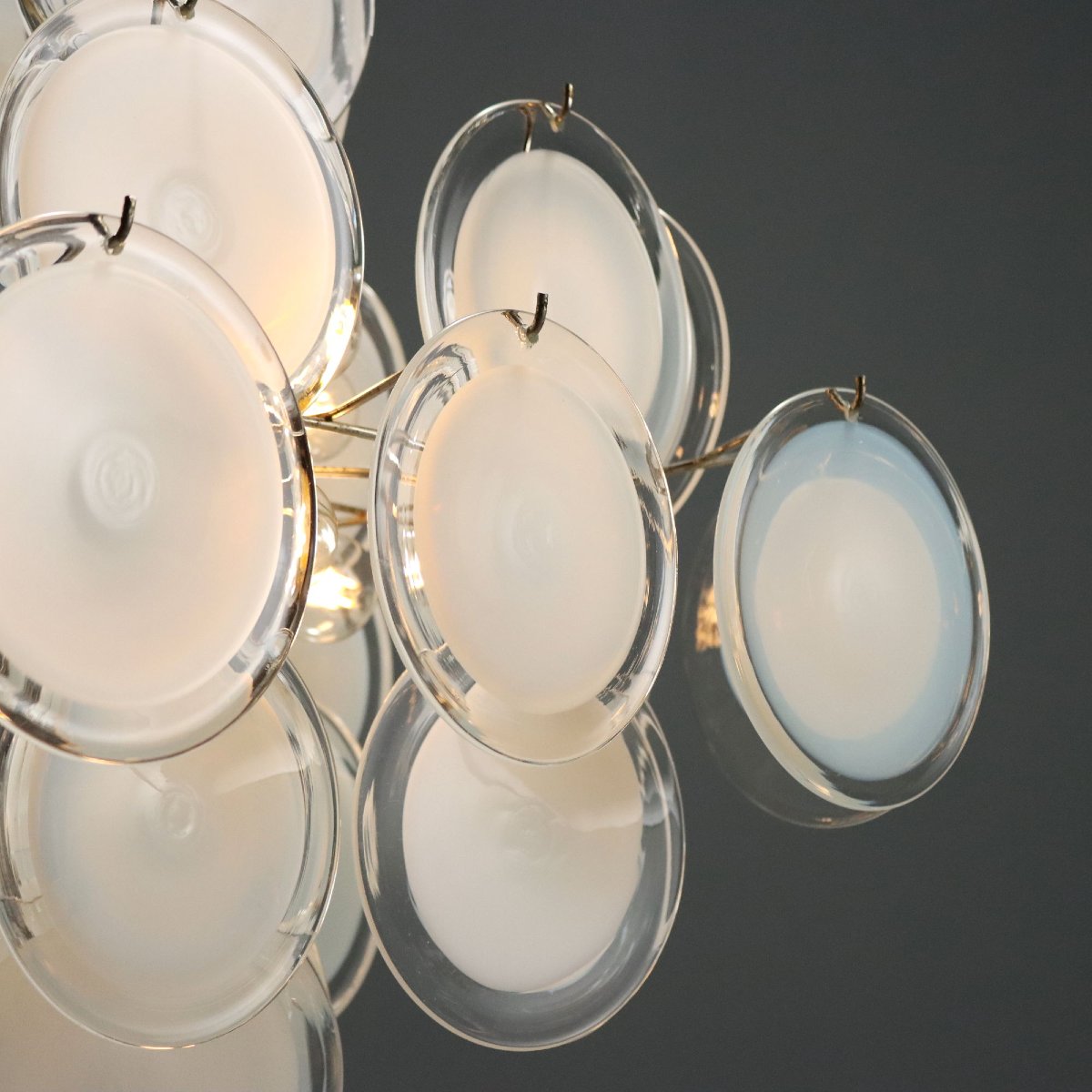 Lampada a Sospensione Vintage Vetro di Murano Italia Anni 70 Originale-photo-2