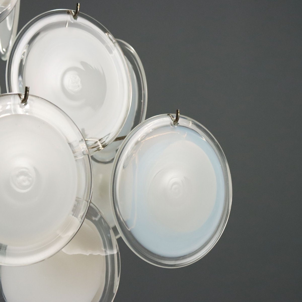 Lampada a Sospensione Vintage Vetro di Murano Italia Anni 70 Originale-photo-6