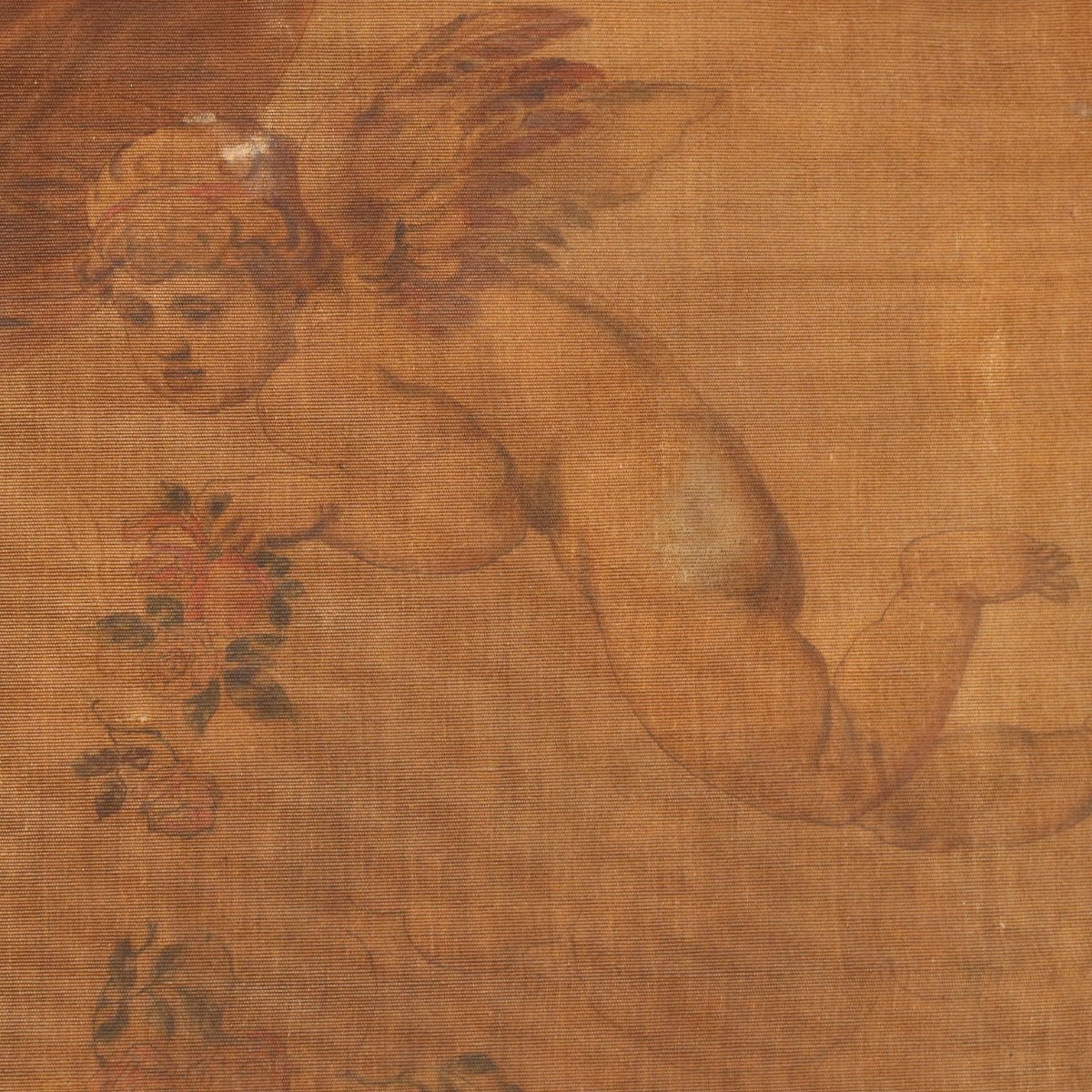 Dipinto Antico a Succo d'Erba La Lettura della Missiva XIX Secolo OriginaleDipinto a succo d'er-photo-1