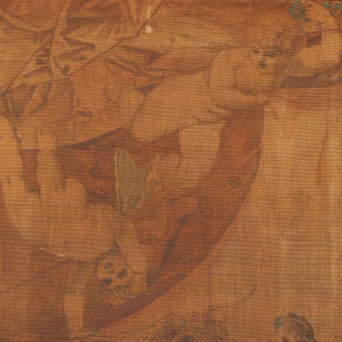 Dipinto Antico a Succo d'Erba La Lettura della Missiva XIX Secolo OriginaleDipinto a succo d'er-photo-3