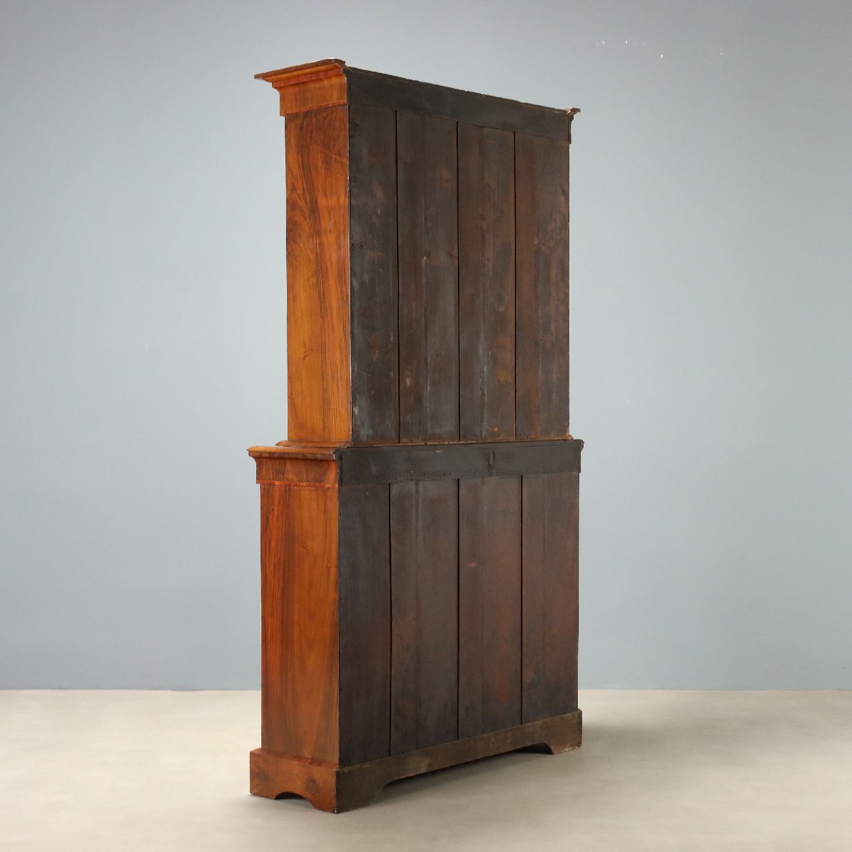 Credenza in Noce con Intarsi Floreali Inglese Inghilterra Fine XIX Secolo-photo-6
