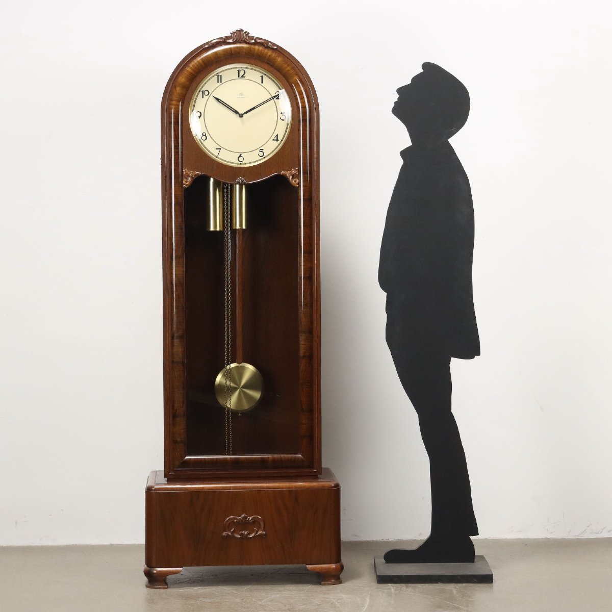 Orologio a Pendolo Stile Decò in Rovere - Germania Inizio '900 Germania Inizio XX Secolo-photo-2