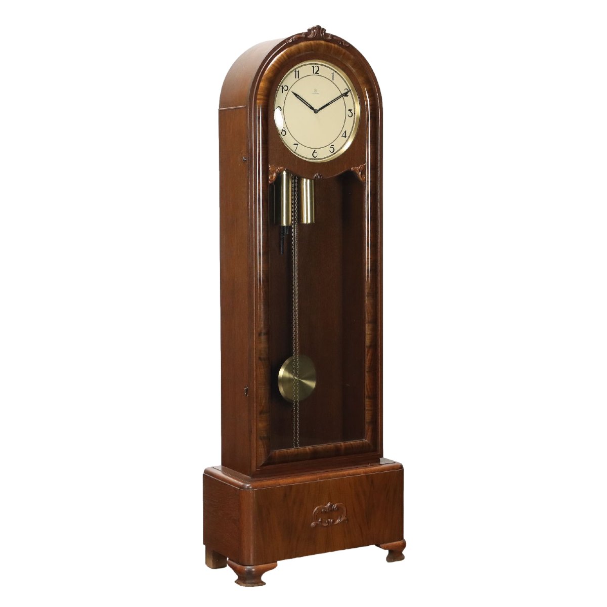 Orologio a Pendolo Stile Decò in Rovere - Germania Inizio '900 Germania Inizio XX Secolo