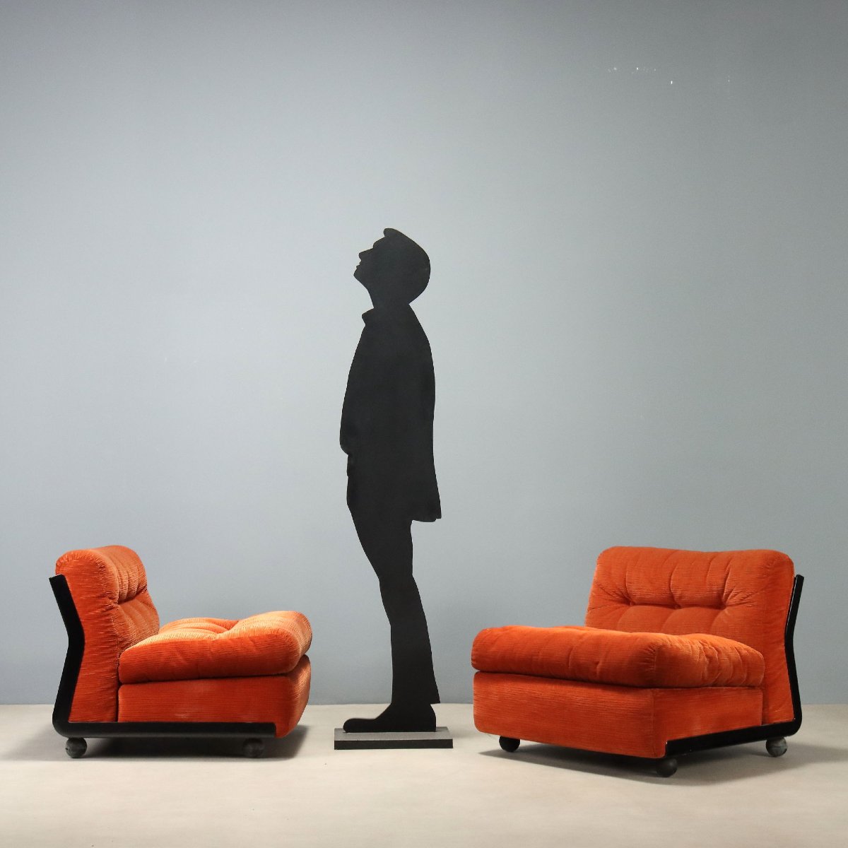 Poltrone C&B Italia Amanta Vintage Design Mario Bellini Anni 60-photo-2