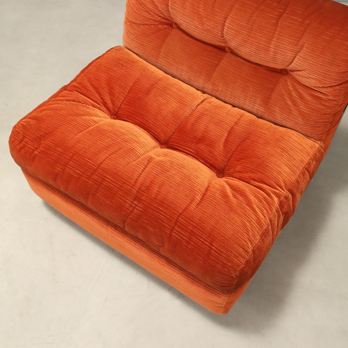 Poltrone C&B Italia Amanta Vintage Design Mario Bellini Anni 60-photo-3