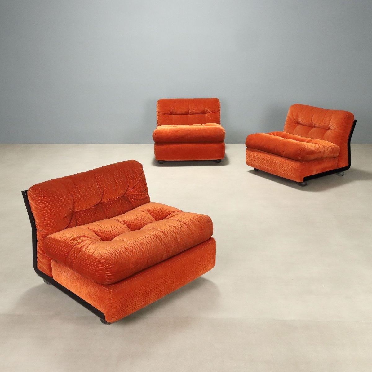 Poltrone C&B Italia Amanta Vintage Design Mario Bellini Anni 60