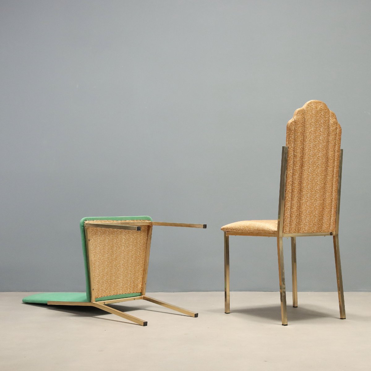 Sedie Vintage Maison Jensen per Sabot Design Alain Delon Anni 70 Originali-photo-3