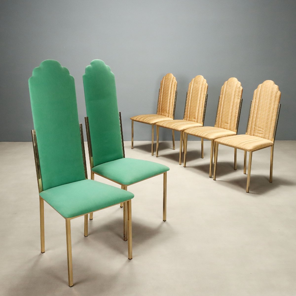 Sedie Vintage Maison Jensen per Sabot Design Alain Delon Anni 70 Originali