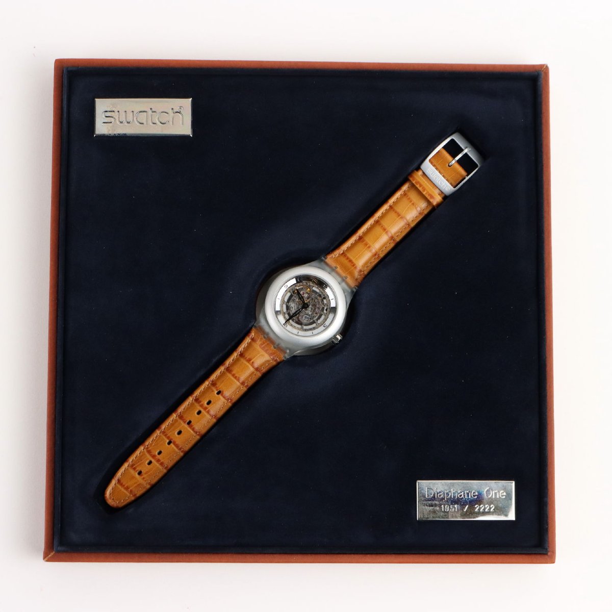 Swatch Diaphane One Carousel Tourbillon Vintage Svizzera 2001 Originale-photo-2