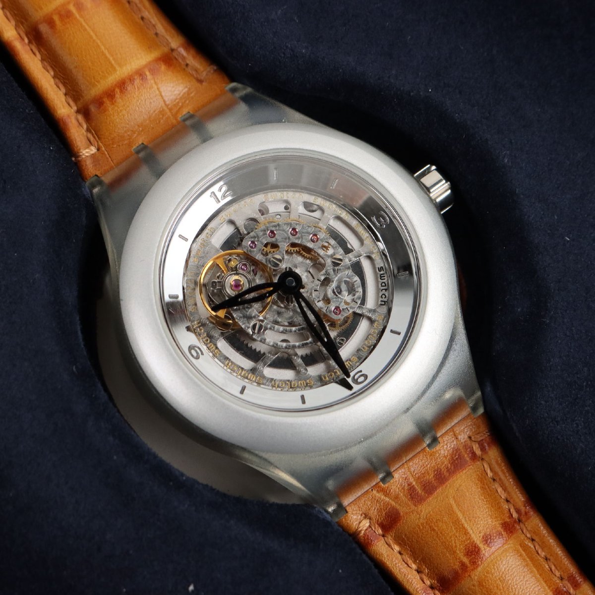 Swatch Diaphane One Carousel Tourbillon Vintage Svizzera 2001 Originale-photo-3