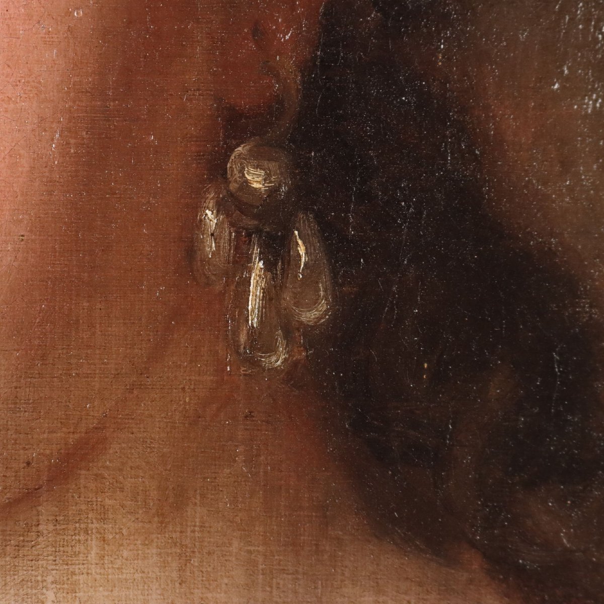 Dipinto Antico Ritratto Femminile Stile di Jakob Ferdinand Voet Originale-photo-2