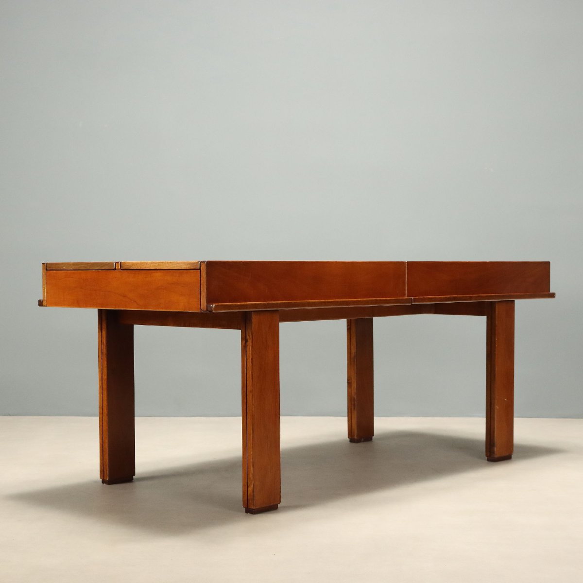 Tavolo Saporiti Country Vintage Design Vittorio Introini Anni 60-70-photo-2