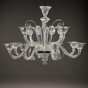 Lampadario Veneziano Murano XX Secolo