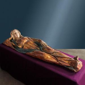 Vergine della Natività. Scultore attivo in area adriatica,inizio XV secolo