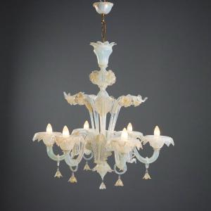 Lampadario Veneziano Murano Fine XIX Secolo