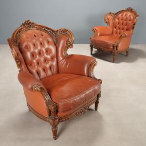 Coppia poltrone Italia, inizio XX Secolo