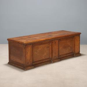 Cassapanca in Noce Italia Fine XVIII Secolo