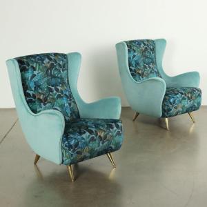Coppia di Poltrone 'Jungle Collection' Anni 50