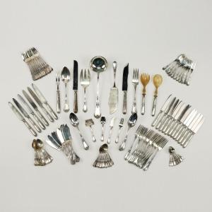 Servizio di Posate Argento Michelangelo Clementi Bologna Italia Prima Metà '900