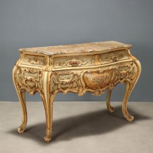 Comò in Stile Rococò Italia Metà XX Secolo