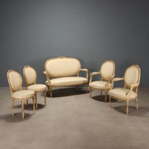 Salottino Neoclassico Italia Fine XIX Secolo