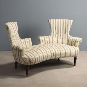 Divanetto da Conversazione in Faggio Italia XIX Secolo