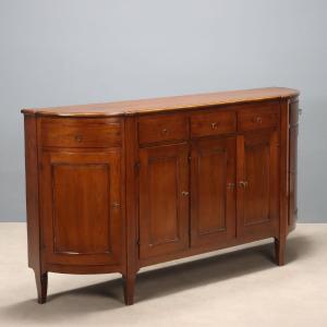 Credenza Scantonata in Ciliegio Italia Inizio XX Secolo