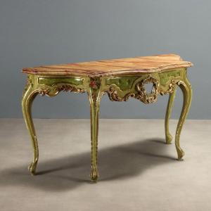 Consolle in Stile Barocchetto Veneziano Italia Seconda Metà XX Secolo