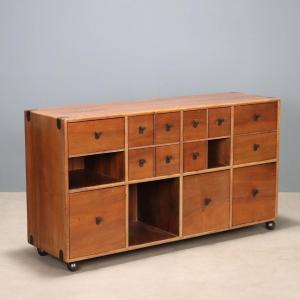 Cassettiera Manifattura Bernini Design di Fabio Lenci Anni 70