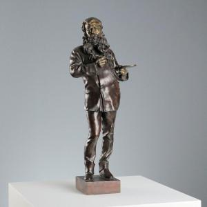 Il Pittore Vincenzo Gemito Fonderia Chiurazzi Napoli Italia XX Secolo