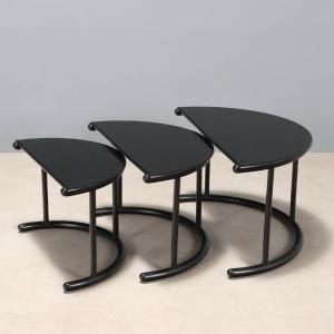 Tavolini Vintage Tria Design Gianfranco Frattini per Acerbis Anni 80