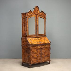 Trumeau Lombardo in Stile con Ante a Specchio Italia Inizio XX Secolo