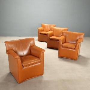 Poltrone B&B Laurianetta Vintage Design Afra & Tobia Scarpa Anni 80