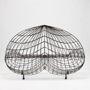 Divano Cuore Serie Minimalisti in Ferro Design Anacleto Spazzapan