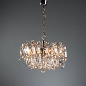 Lampada a Sospensione Vintage Metallo Vetro Design Italia Anni 70 Originale