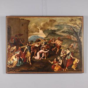 Dipinto Copia da Pierre Mignard Gesù sul Cammino del Calvario '700