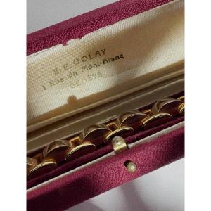 Simple Gold Tank Bracelet