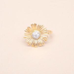 Maggy Flower Ring Unique Precious Recycling Diamonds