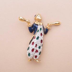 Carolee Juggler Brooch 1990