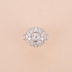 Gloria Art Deco Diamond Ring