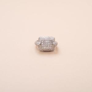 Princess Rectangular Diamond Ring 