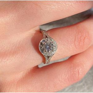 Cipriani Target Diamonds White Gold Ring