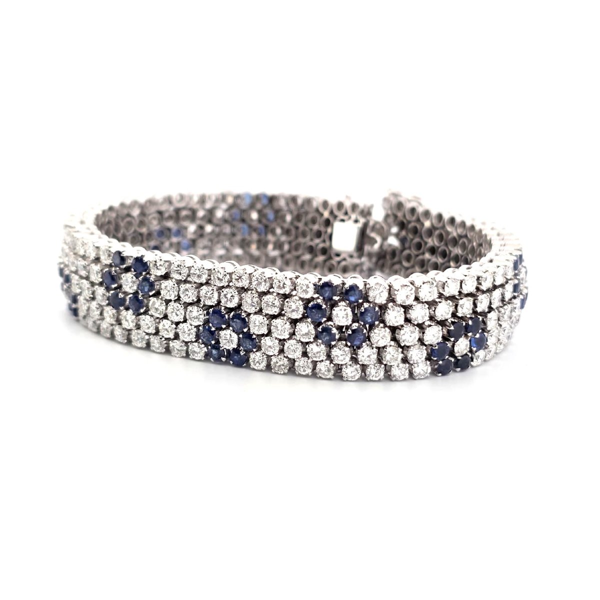 BRACCIALE IN DIAMANTI E ZAFFIRI-photo-7